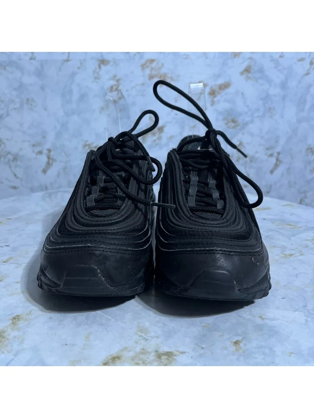 Nike Air Max 97 Women's Size 7 Shoes Black Athletic Low Top Trainer Sneakers